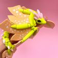 tinymakery-articulated-flexi-blossom-dragon2.jpg blossom dragon — articulated flexi print-in-place fidget fantasy creature
