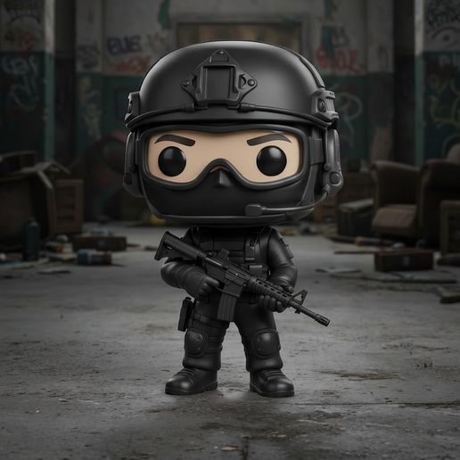SWAT Operator - Ready or Not Stylized Figure