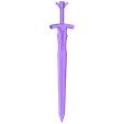 Steel Sword.stl Archivo STL Espada de Acero Deco・Diseño de impresora 3D para descargar