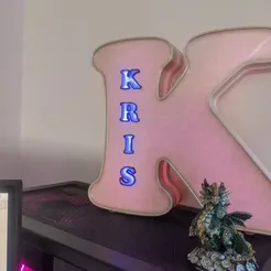 pxl_20210917_001311259.webp 3D file LED lamp Letters・3D print design to download