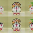 4-pumpkin-php.jpg Doraemon Pumpkin Halloween Basket, Planter & Pencil Holder