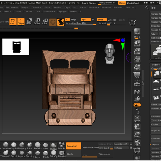 escania truck 3D model