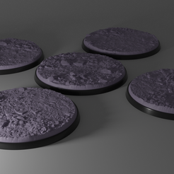 80mm-stoney-overview.png 5x 80mm round bases with stoney ground (+topper)