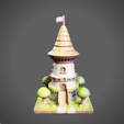 Screenshot-2024-12-10-014421.png Fantasy Tower 3D Model - Charming Stone Watchtower STL