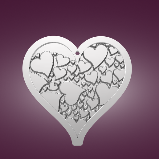 Key pendant 3D model