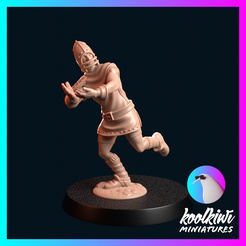 ar sine RELAY STL file Fantasy Football Catcher 03・3D printing design to download, koolkiwi_Miniatures
