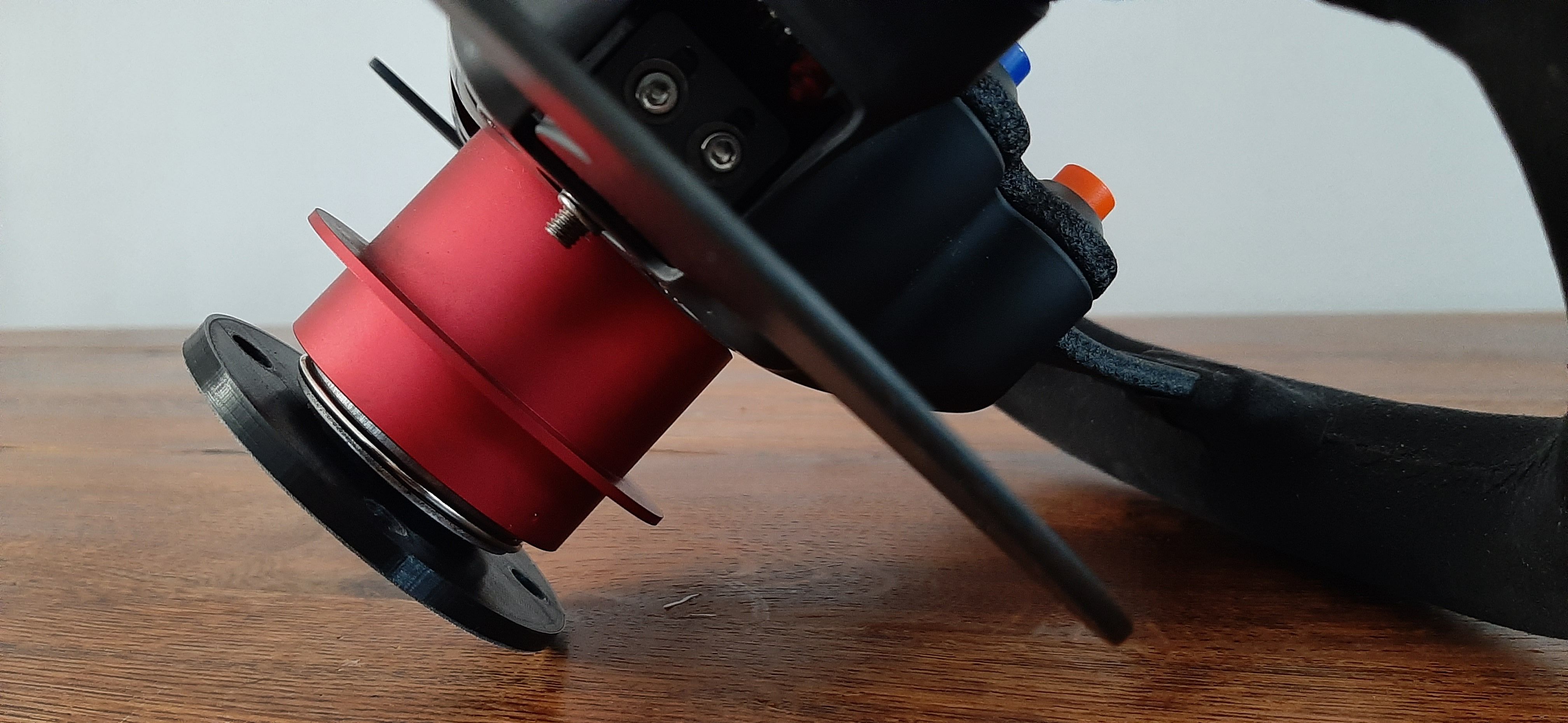 STL file Fanatec Steering Wheel Mount/ Steering Wheel Holder・3D