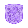 Netherlands_lesser_ver_low_poly.stl Coat of arms of the Netherlands, lesser version.