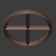 Window-05.png Wooden Window Frame Circle (28mm Scale)