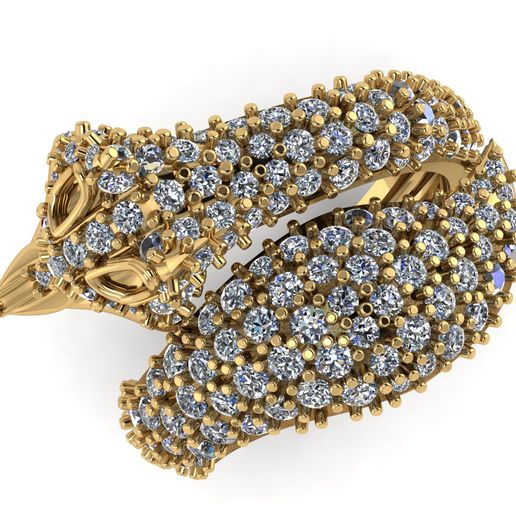 Grand Botanical Pear & Luxury Gemstone Suite – 71mm Statement & Filigree 3D Printable CAD Models