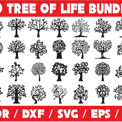 2020-04-04-13.png Laser Cut Vector Pack - 60 Trees Of Life