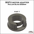 BOFU_motor_adapter_roller_blind_part1.jpg BOFU motor adapter Roller Blind
