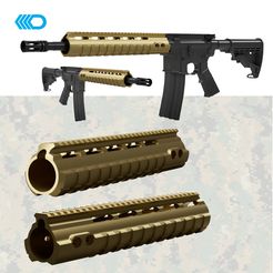 cenas cults.jpg Archivo STL Airsoft - Guardamanos Noveske Style Futuristic 30cm・Objeto de impresión 3D para descargar