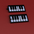 bd2532b4-2987-4acd-9f08-ff7f9b06949e.png STL file Piano Keyboard Earrings - 2 designs・3D printer model to download