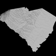 1.png Topographic Map of South Carolina – 3D Terrain