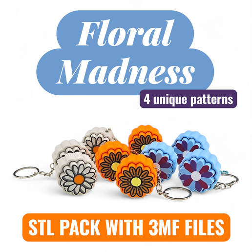 🌸Floral Madness - Fidget Toys 3D model