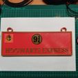 2.jpeg Archivo STL gratis Hogwarts Express 9 3/4 Plataforma signo regalo de navidad・Modelo imprimible en 3D para descargar