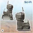 2.jpg Sci-Fi telecommunication base with tower and large antenna (16)  - Future Sci-Fi SF Infinity Terrain Tabletop Scifi