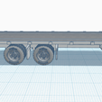FGT-5.png 53' TANDEM SLIDING AXLE FLATBED TRAILER    HO SCALE
