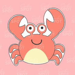 Untitled_Artwork-4.png STL file Crab Cookie Cutter・3D printing model to download