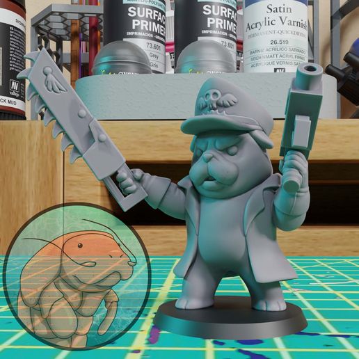 🐕 War dog・ OBJ File for 3D printing・Cults