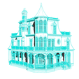 sfd.png Architecture House Miniature , Gift, 3d Model, Resin print, table top