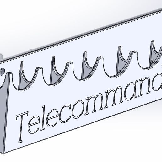 Aufbewahrung von Fernbedienungen STL Datei fr 3D-DruckCults