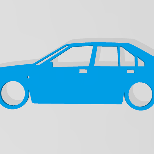 Alfa Romeo Arna key ring 3D model