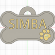 SIMBA_2.png PLACA PERRO PERSONALIZADO / DOG TAG