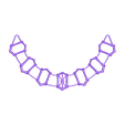 Necklace.STL Melisandre's Ruby Choker, Necklace