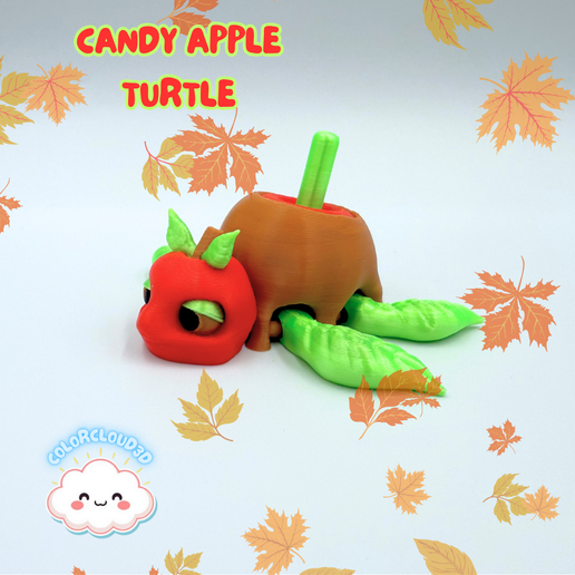 Candy Apple Turtle - 3D model önizlemesi