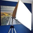 DSC_9360.jpg STL file DIY Softbox, Handmade softbox for photography, softbox holder・3D printable model to download