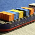 IMG_8473.JPG STL file Cargo Ship Marauda & Container・Model to download and 3D print