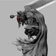 14.jpg BERSERK GUTS ON EDGE FANTASY ANIME SWORD CHARACTER 3D PRINT MODEL