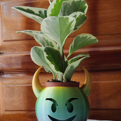 Devil Emoji Planter / Pen Pot