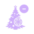 arbol de navidad con esfera.stl Christmas tree 2D