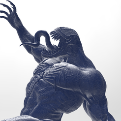 2.png Download free STL file VENOM SCULPTURE • Object to 3D print, ThePrint3DBoyBackup