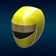 3.jpg Alienranger Yellow Helmet Cosplay STL