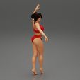 Girl1-0015.jpg Fashion Model Posing in Bikini 3D Print Model
