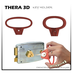 PROGETTO-KEY-HOLDER.png THERA 3D Key Holder Ergonomic Handle Small (occupational therapy tool)