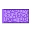 Abstract_008_60x30mm_rect_base_hollow_PRINT.stl Bases carrées et rectangulaires - Texture abstraite 8 (20-150mm) | Parfait pour les jeux de table Wargames & RPG's