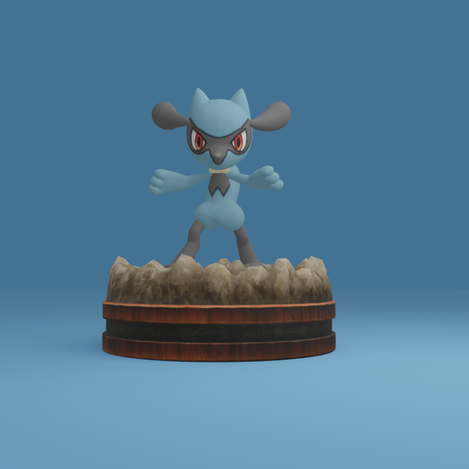 🐉 POKEMON RIOLU・ STL ファイル（用）・Cults