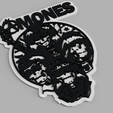 1.png Ramones Anarchy Halloween Skulls Logo Coasters