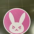 IMG_0605.jpg D.Va Keychain and Coaster (Overwatch)