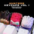 HUNTERS ee ee ee a MECHANICAL KEYBOARD Hunters Keycaps collection - Gon - Killua - Hisoka - Mechanical Keyboard