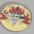 Eustas-Kid.png 5x One Piece coasters