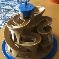 Sockel und alternative Drehkappe für Marble Machine 3