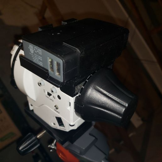 Star Adventurer Battery Lid with Power Supply Bracket 3D model