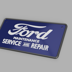 Ford_sign_with_holes_2022-Oct-25_09-03-45PM-000_CustomizedView60626709940_png.png STL file Ford Maintenance and Repair Sign・3D printable model to download, Housey