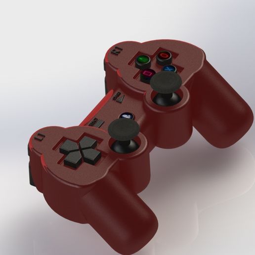 ps3 controller 3D model